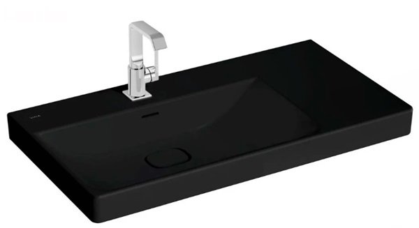 Vitra 7528B083-0001 Metropole Asma Lavabo,90cm,Mat Siyah.